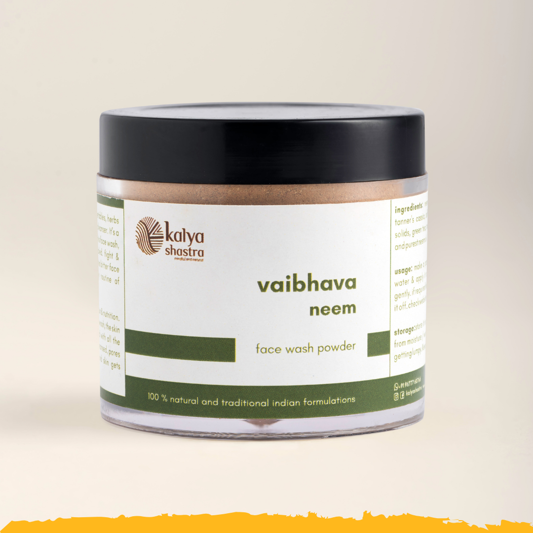 vaibhava - neem face wash powder