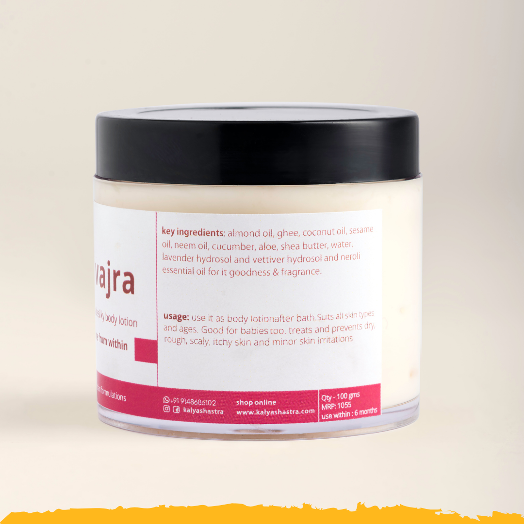 vajra - body cream - 100 gms